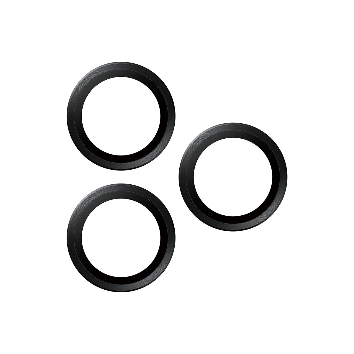 PanzerGlass ® Hoops® Kameralinsebeskytter Sort iPhone 17 Pro | iPhone 17 Pro Max | iPhone 16 Pro | 16 Pro Max