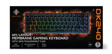 Deltaco Gaming DK240 60% keyboard, semi transparent case bla