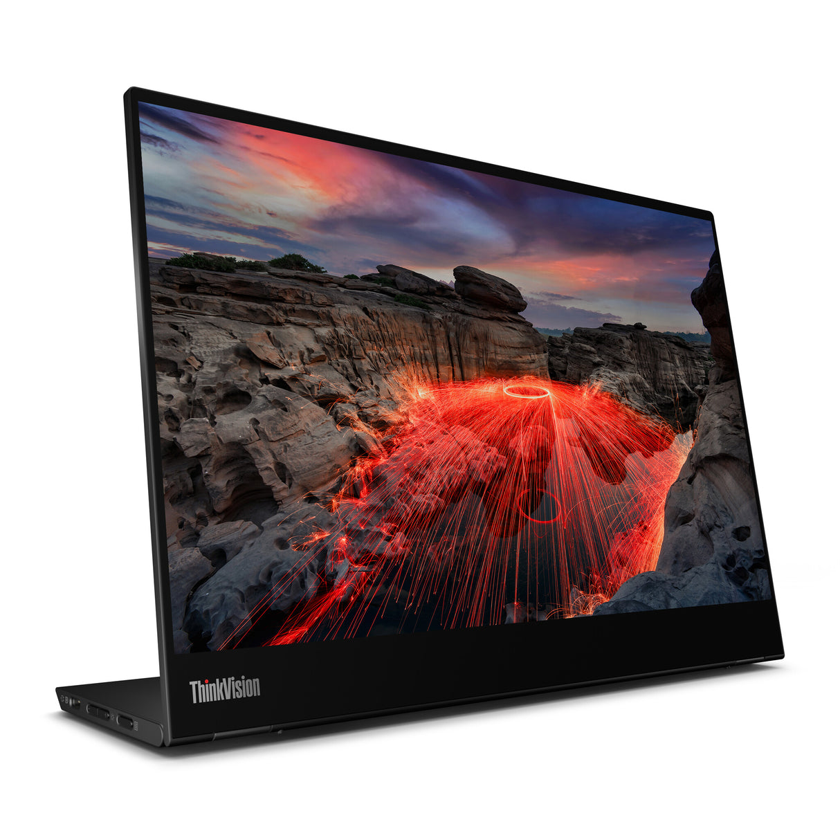 Lenovo ThinkVision M14t Gen 2 computerskærm 35,6 cm (14") 2240 x 1400 pixel 2.2K LED Berøringsskærm Sort