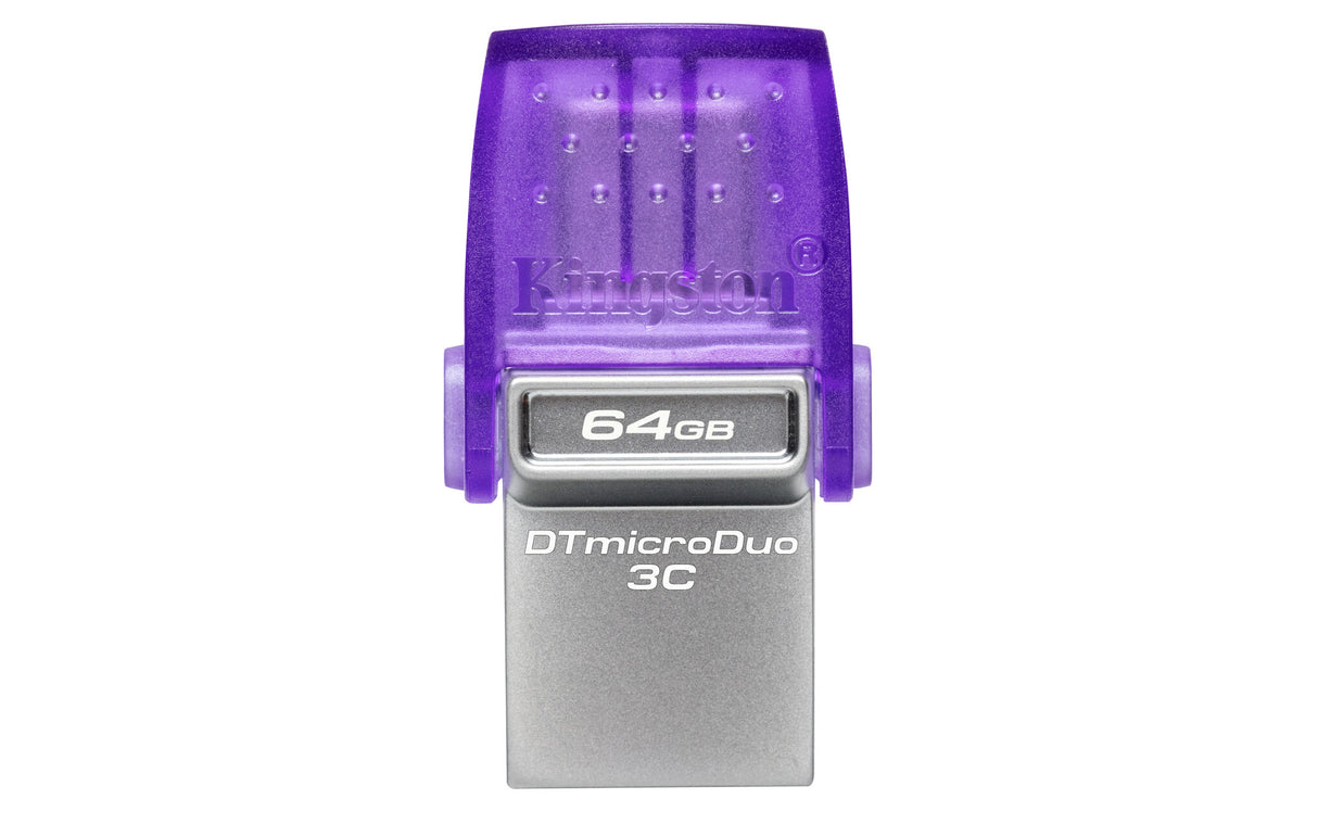 Kingston Technology DataTraveler 64 GB microDuo 3C 200 MB/s, dobbelt USB-A + USB-C