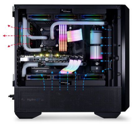 Lian Li Lancool III Midi Tower Sort, Transparent
