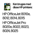 HP 912XL Sort 825 sider Blæk 3YL84AE