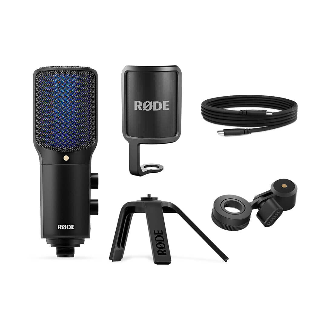 RØDE Rode NT-USB+ Sort Pc-mikrofon