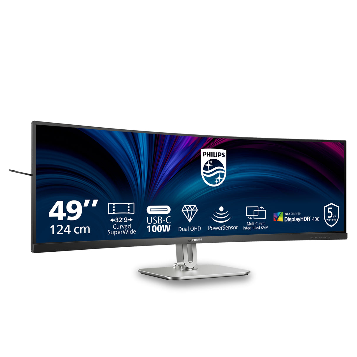 Philips 49B2U5900C 49 VA 5120 x 1440 (UltraWide) HDMI DisplayPort USB-C 75Hz