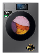 Samsung WF90F09C4SU3 vaskemaskine Front-læsning 9 kg 1400 rpm Sølv