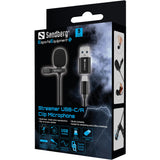 Sandberg Streamer USB Clip Microphone