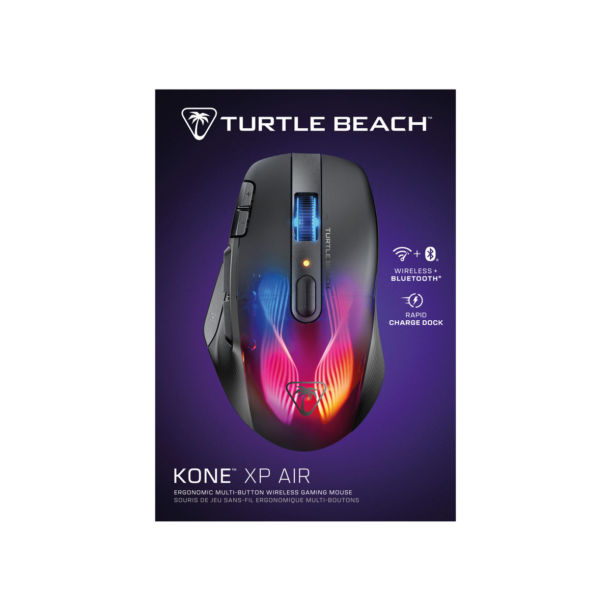 Turtle Beach Kone XP Air mus Spil Højre hånd RF trådløs + Bluetooth Optisk 19000 dpi