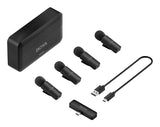 BOYA BY-V4U Sort Clip-on mikrofon
