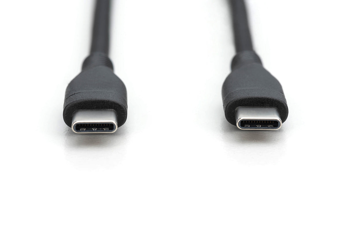 Digitus AK-300341-010-S USB-kabel USB 2.0 1 m USB C 0,48 Gbit/sek. 60 W Sort