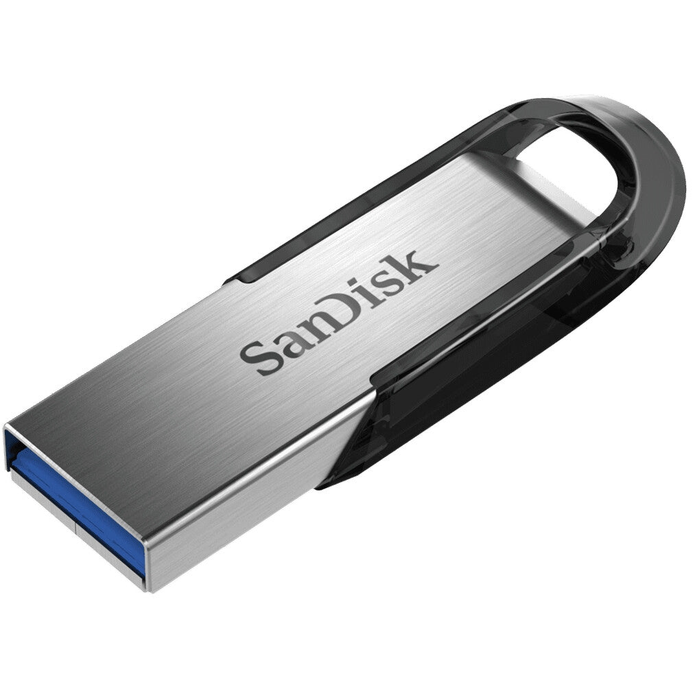 SanDisk Ultra Flair USB-nøgle 32 GB USB Type-A 3.2 Gen 1 (3.1 Gen 1) Sort, Rustfrit stål