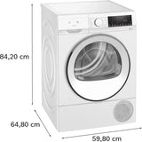 Siemens iQ500 WQ42G20LDN tørretumbler Fritstående Front-læsning 9 kg Hvid