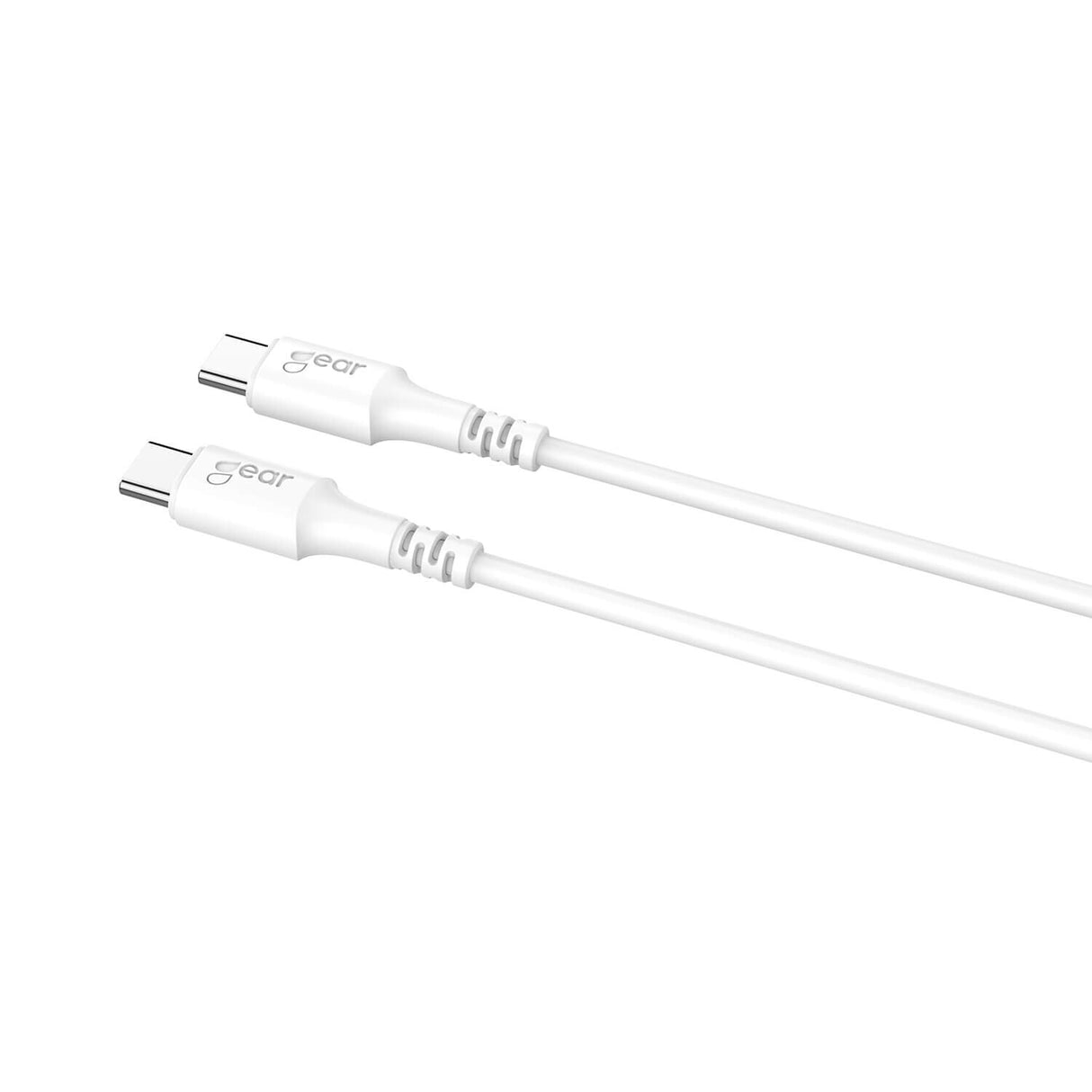 Gear Ladekabel USB-C til USB-C 2.0 3m Kabel Hvid