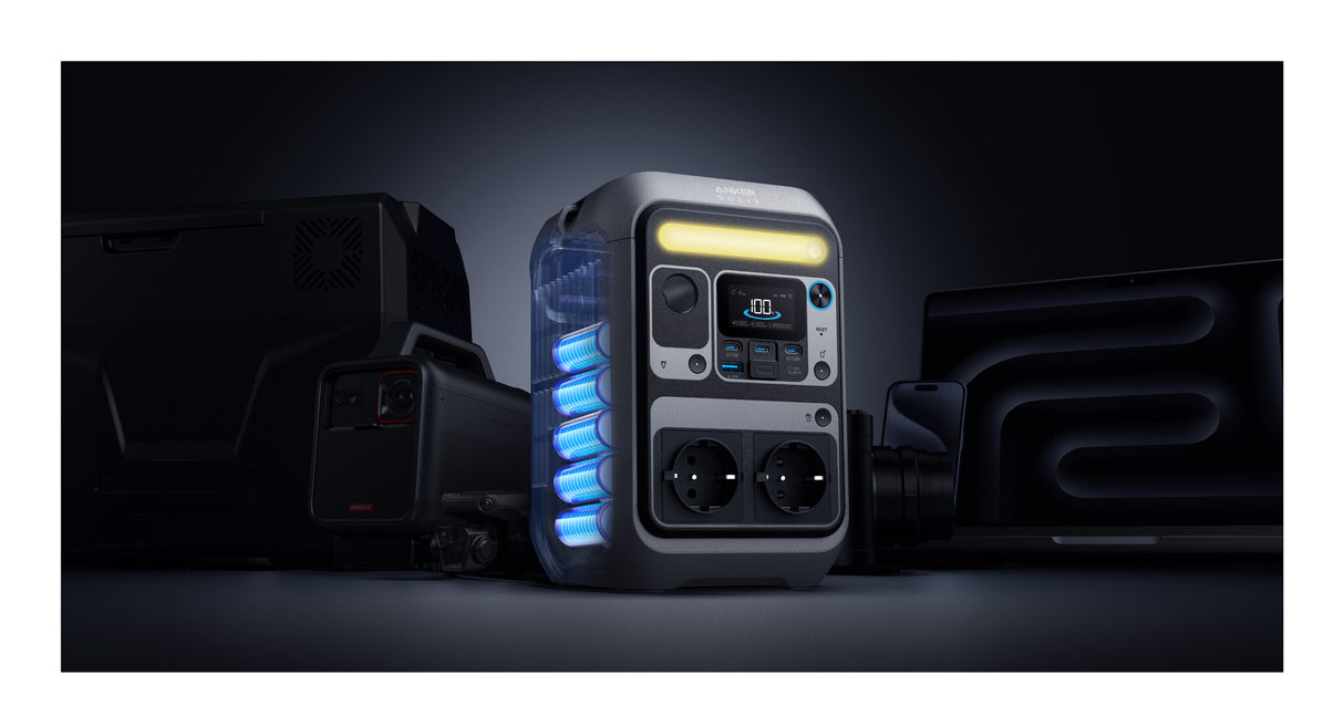 Anker SOLIX C300X Bærbar energistation 7 Lithium jern fosfat (LiFePO4) 90000 mAh