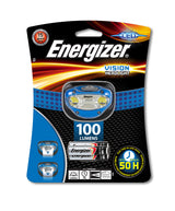 Energizer Vision Sort, Blå, Transparent Hovedbånd lommelygte LED