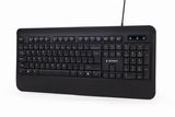 Gembird KB-UML-03 tastatur Spil USB QWERTY US engelsk Sort