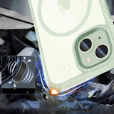 Tech-Protect MagMat MagSafe iPhone 15 Case - Clear Green