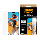 PanzerGlass ® Anti-Reflective Armor Skærmbeskyttelse iPhone 17 Pro Max m. EasyAligner