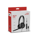 SPEEDLINK METIS Hovedtelefoner Ledningsført Headset Spil USB Type-A Sort