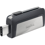 SanDisk Ultra Dual Drive USB Type-C USB-nøgle 128 GB USB Type-A / USB Type-C 3.2 Gen 1 (3.1 Gen 1) Sort, Sølv