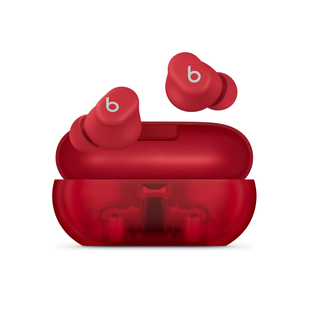Apple Beats Solo Buds Headset True Wireless Stereo (TWS) I ørerne Opkald/musik Bluetooth Rød, Transparent
