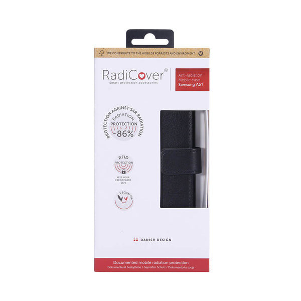 Radicover RAD225 mobiltelefon etui 16,5 cm (6.5") Tegnebogsetui Sort