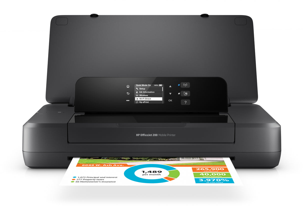 HP Officejet 200 Mobile Trådløst Farve Printer