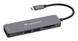 Verbatim 32156 interface hub USB 3.2 Gen 1 (3.1 Gen 1) Type-C 5000 Mbit/s Grå
