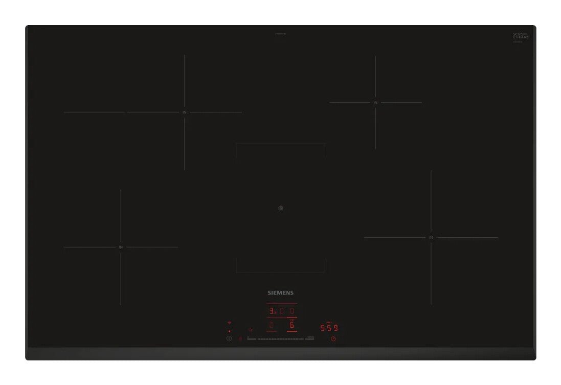 Siemens EH85KHFB1E kogeplade Sort Indbygget 80 cm Zone induktionskogeplade 4 zone(s)