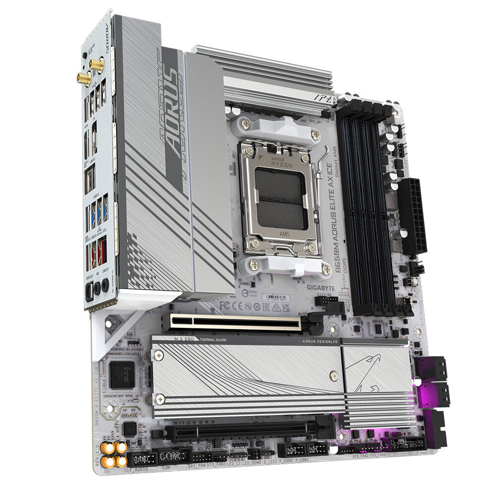 GIGABYTE B650M AORUS ELITE AX ICE Motherboard