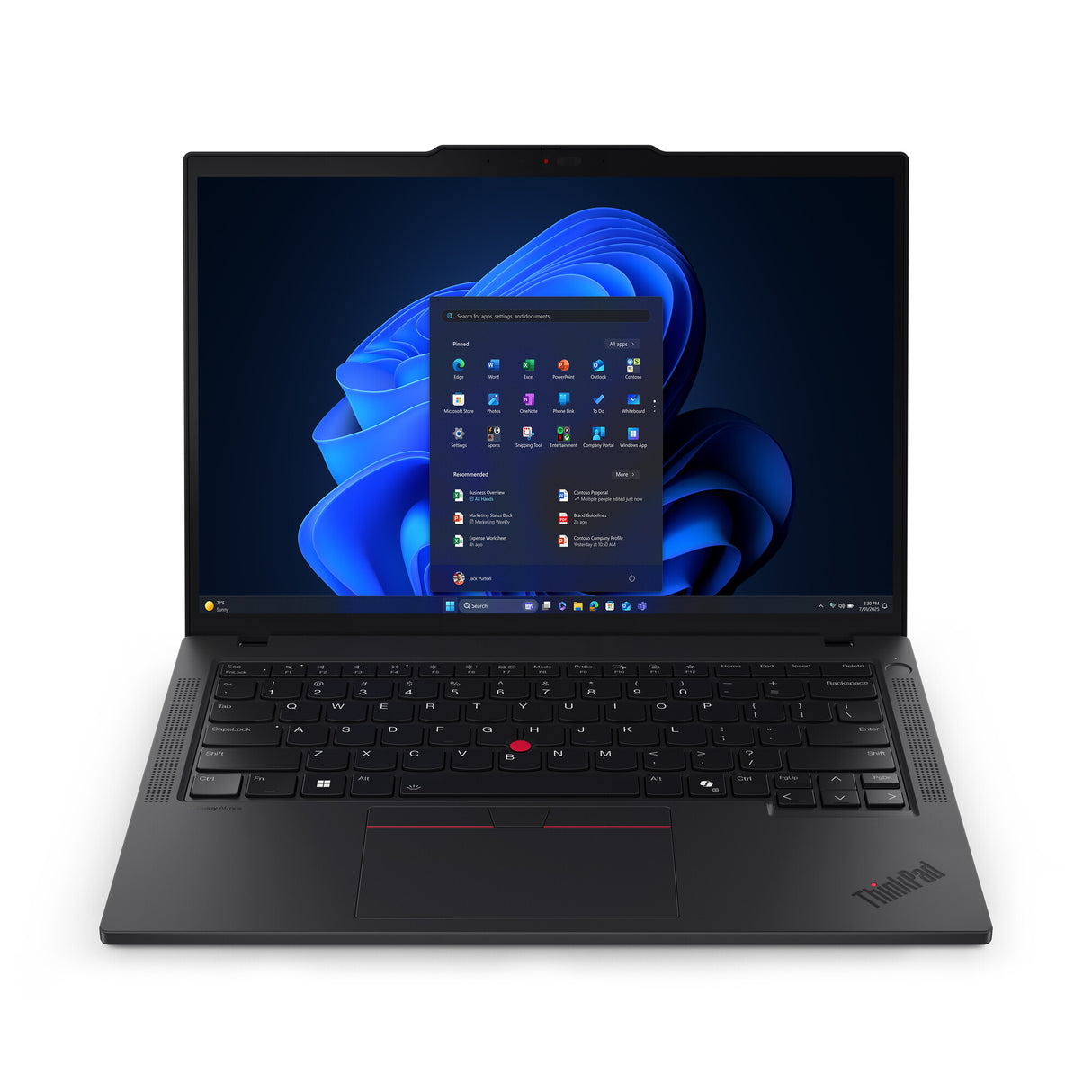 Lenovo ThinkPad T14 Gen 6 (Intel) Copilot+ PC Intel Core Ultra 7 258V Laptop 35,6 cm (14") WUXGA 32 GB LPDDR5x-SDRAM 512 GB SSD Wi-Fi 7 (802.11be) Windows 11 Pro Engelsk Sort