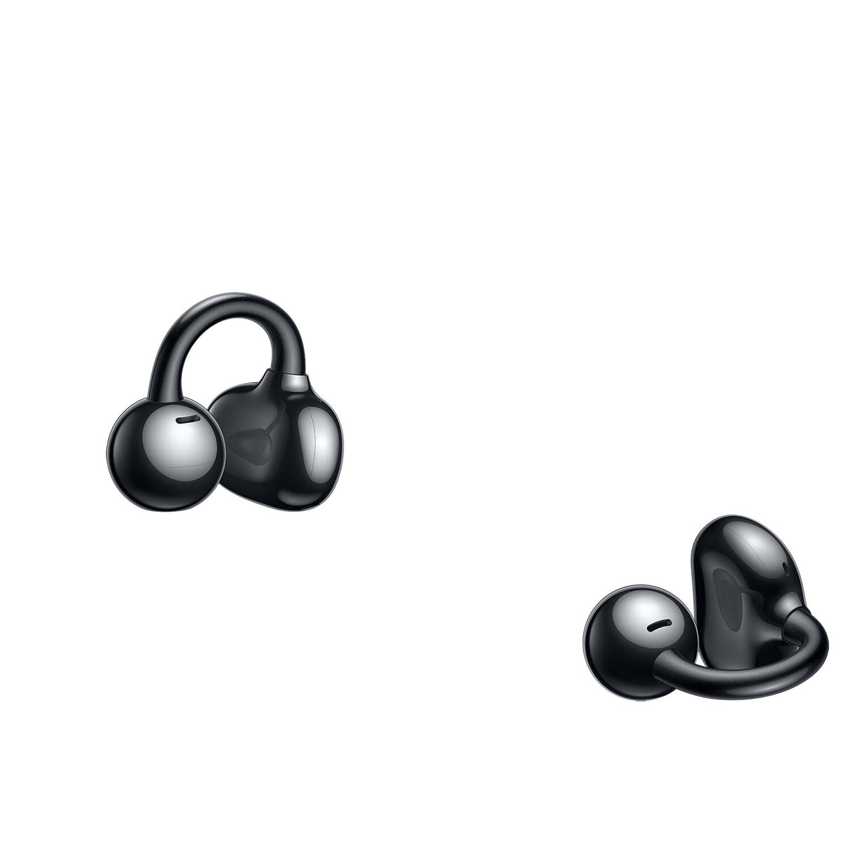 Huawei FreeClip Headset True Wireless Stereo (TWS) Ørekrog Opkald/musik USB Type-C Bluetooth Sort