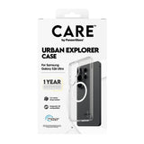 CARE by PanzerGlass Urban Explorer Case Transparent w. White Qi Samsung Galaxy S26 Ultra