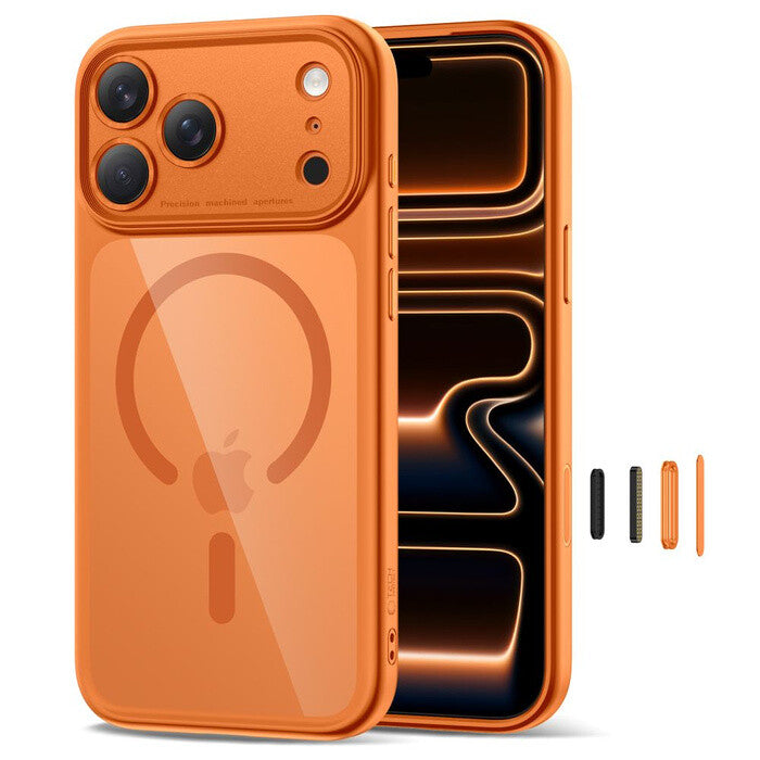 Tech-Protect 5906302333813 mobiltelefon etui 16 cm (6.3") Cover Orange, Transparent