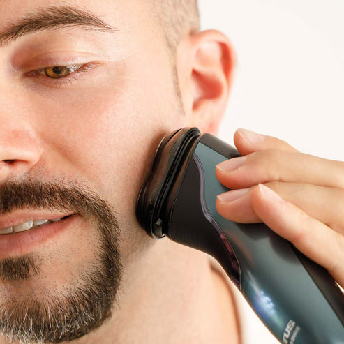 Taurus 3 SIDE WATER SHAVE Rotations shaver Trimmer Sort, Blå