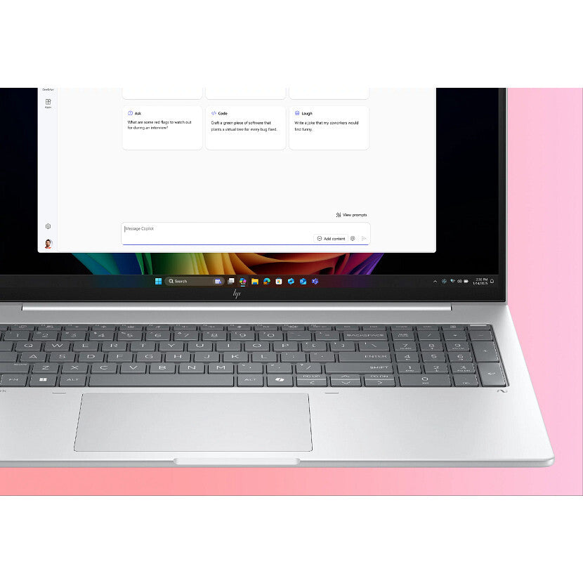 HP EliteBook 8 G1i Next Gen AI Copilot+ PC Intel Core Ultra 7 258V Laptop 40,6 cm (16") WUXGA 32 GB LPDDR5x-SDRAM 512 GB SSD Wi-Fi 7 (802.11be) Windows 11 Pro Sølv