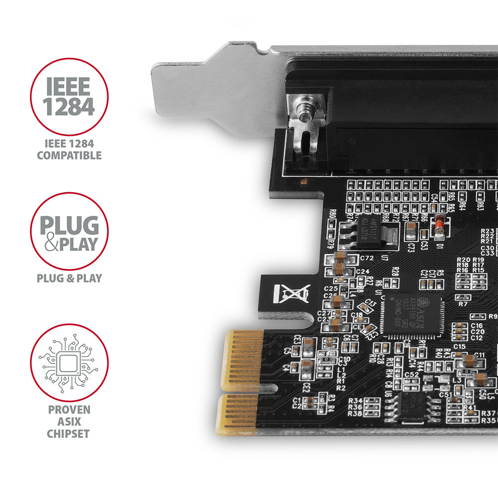 Axagon PCEA-P1N interface-kort/adapter Intern Parallel