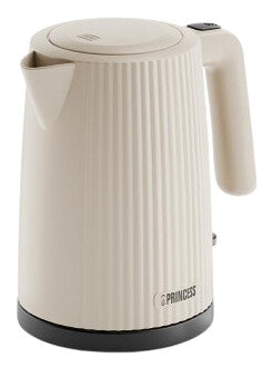 Princess 01.236048.01.001 elkedel 1,7 L 2200 W Sort, Hvid