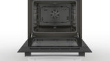 Bosch Serie 4 HKN31A020U komfur og ovn Fritstående komfur Elektrisk Keramisk Hvid