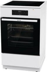 Gorenje GEIT5C60WPG Freestanding cooker Electric Zone induction hob White