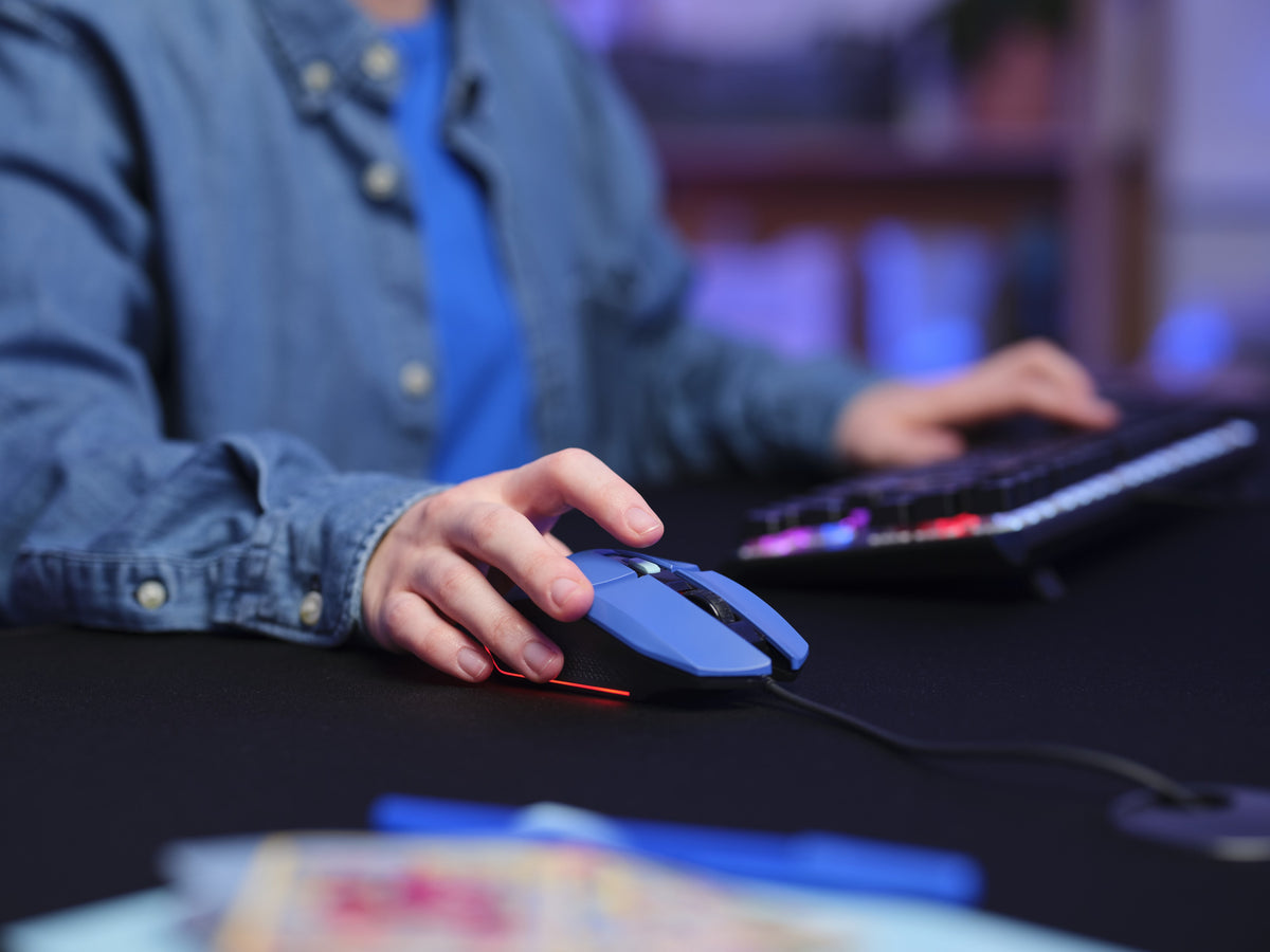 Trust GXT109B Felox 302367 gaming mus blå