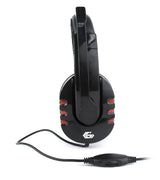Gembird GHS-402 hovedtelefoner/headset Ledningsført Spil Sort