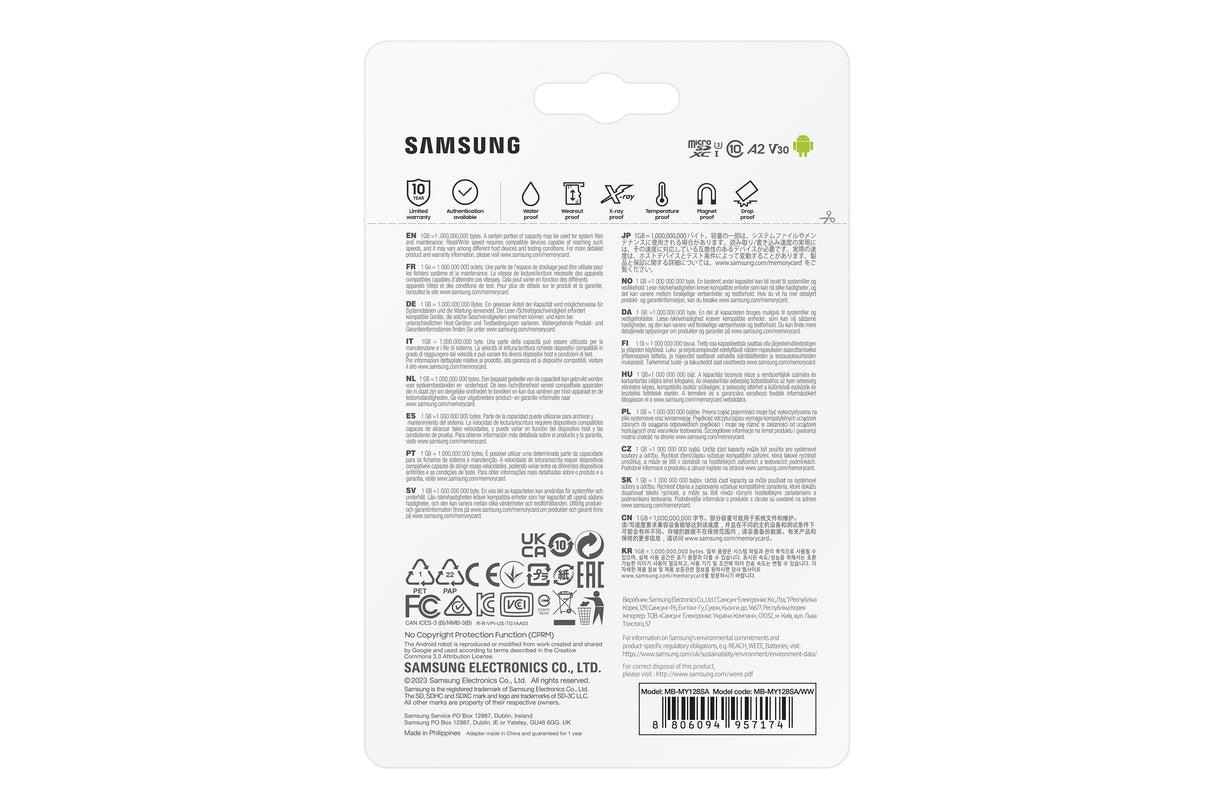 Samsung MB-MY128S 128 GB MicroSDXC UHS-I