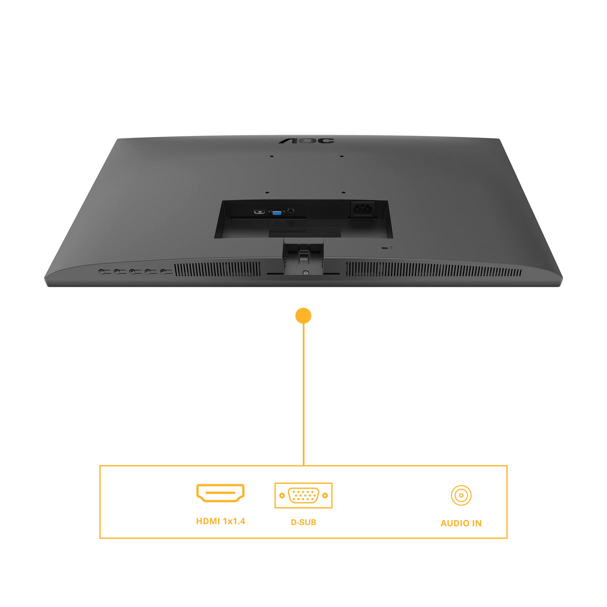 AOC B3 27B3HA2 computerskærm 68,6 cm (27") 1920 x 1080 pixel Fuld HD LED Sort