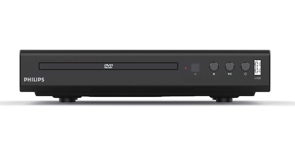 Philips 2000 series TAEP200 DVD afspiller Sort