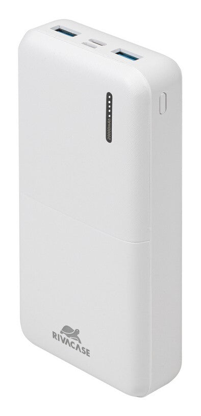 Rivacase VA2572 Lithium polymer (LiPo) 20000 mAh Hvid