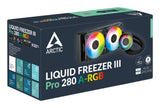ARCTIC Liquid Freezer III Pro 280 A-RGB Processor Alt-i-en væskekøler 14 cm Sort 1 stk