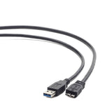Gembird USB 3.0, 3m USB-kabel USB 3.2 Gen 1 (3.1 Gen 1) USB A Micro-USB B 4,8 Gbit/sek. Blå