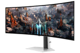Samsung G93SC computerskærm 124,5 cm (49") 5120 x 1440 pixel Dual QHD OLED Sølv