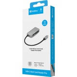 Sandberg 136-38 kortlæser USB 3.2 Gen 1 (3.1 Gen 1) Type-C Sort