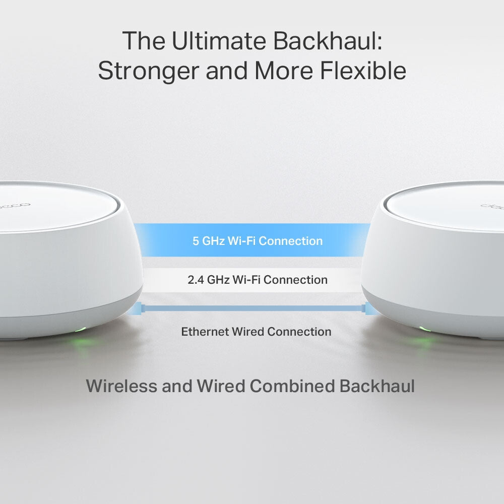 TP-Link DECO BE25(2-PACK) mesh Wi-Fi-system Dual-band (2,4 GHz / 5 GHz) Wi-Fi 7 (802.11be) Hvid Intern